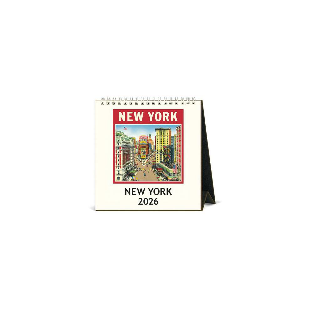 Cavallini, Calendars, Art & School, 2026, Desk style, New York, 933086